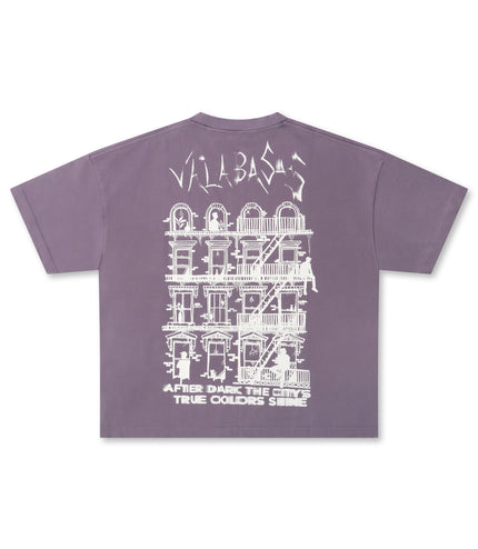 Valabasas Reveal Boxy Oversized Tee - Purple