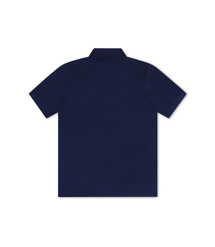 Hugo Kids Logo Print Polo - Navy