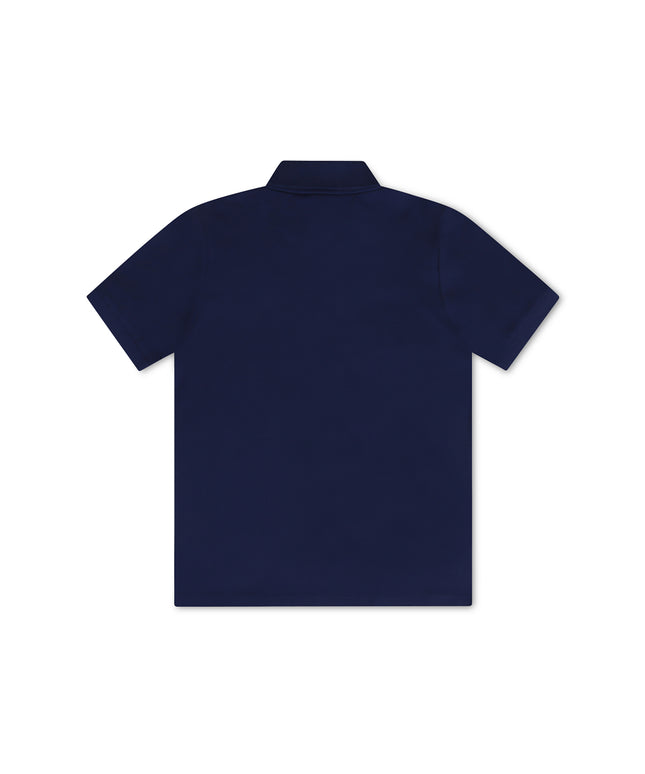 Hugo Kids Logo Print Polo - Navy