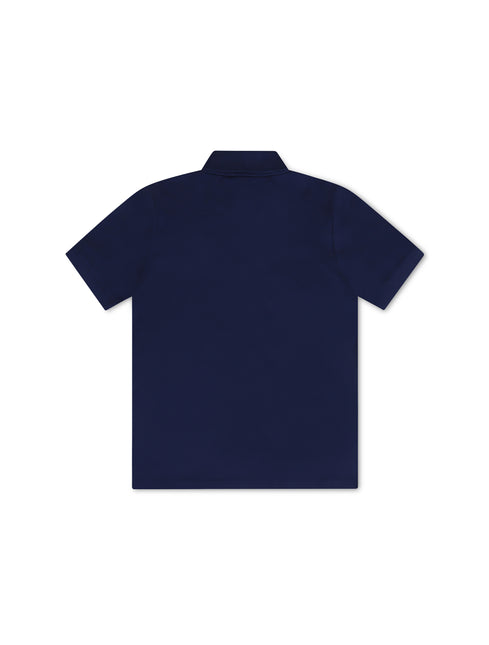 Hugo Kids Logo Print Polo - Navy