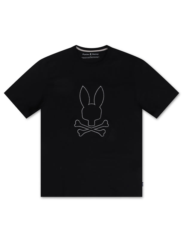 Psycho Bunny Panama Graphic Tee - Black