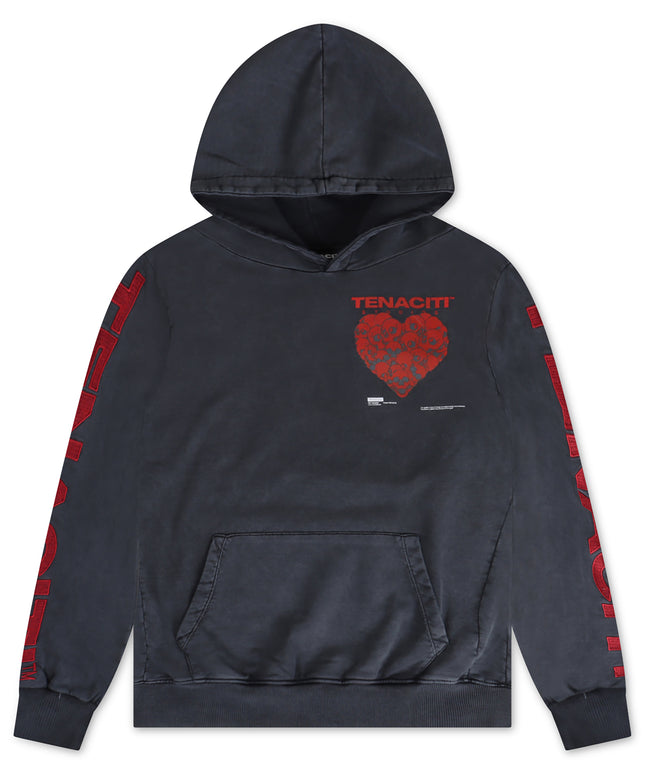 Sudadera con capucha Tenaciti One Love - Gris vintage