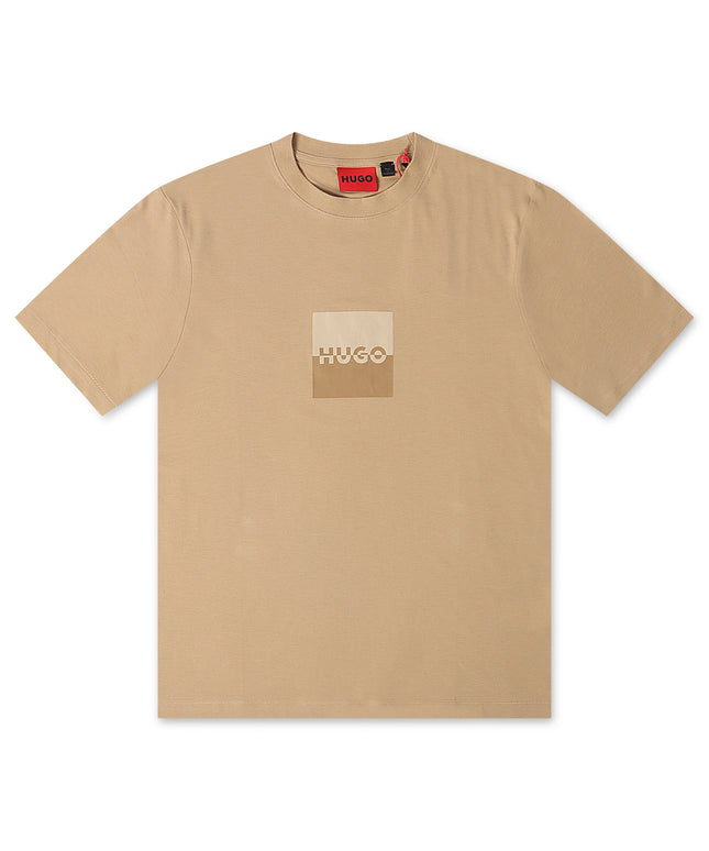Hugo Dusplit Tee - Taupe