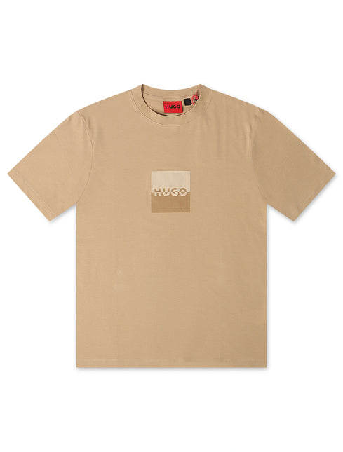 Hugo Dusplit Tee - Taupe