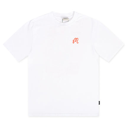 Malbon Bermuda Rooster Tee - White