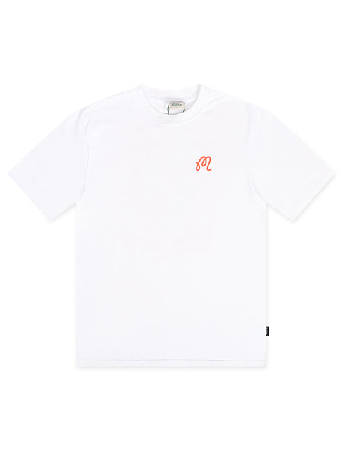 Malbon Bermuda Rooster Tee - White