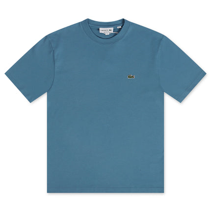 Lacoste Mens Cotton Tee - Blue