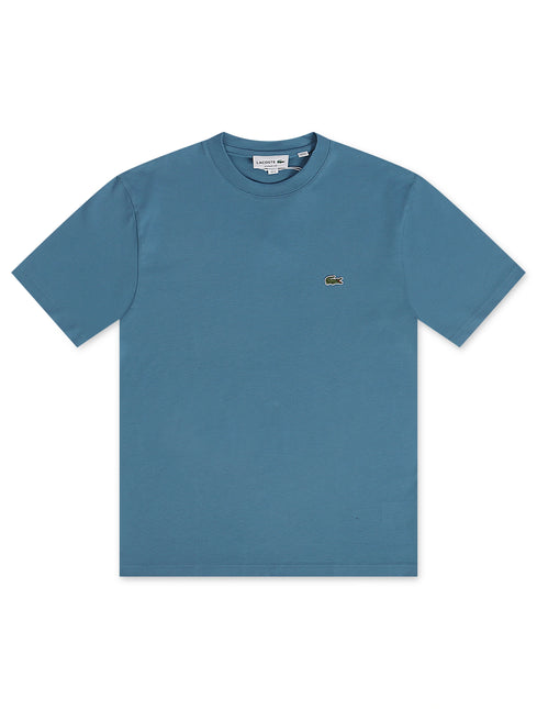 Lacoste Mens Cotton Tee - Blue
