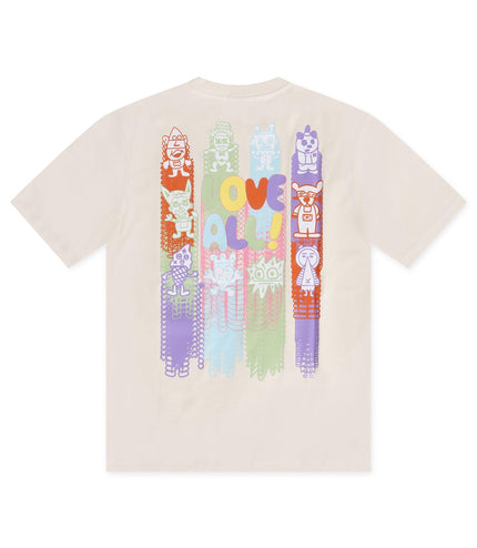 VIC GARCIA WORLD LOVE ALL TEE - CREAM VIC GARCIA WORLD