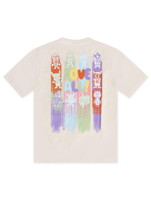 VIC GARCIA WORLD LOVE ALL TEE - CREAM VIC GARCIA WORLD