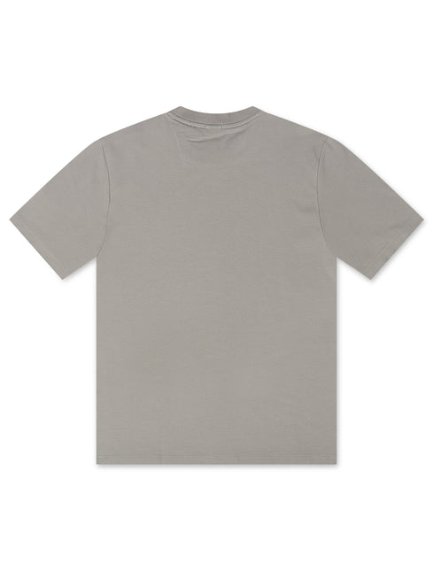 Boss Green Contrast Logo Tee - Grey