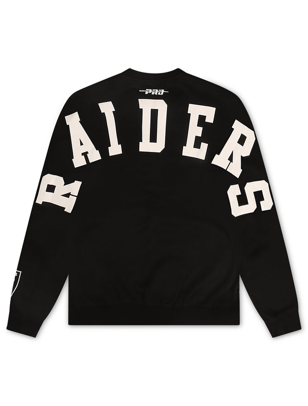 Pro Standard Raiders Wingspan Crewneck - Black