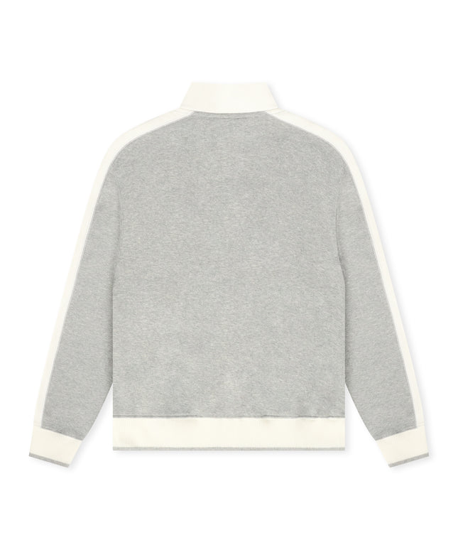 Nike Womens Studio Fleece Run Club Track Jacket - Heather Grey