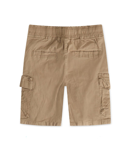 WAIMEA PULL ON CARGO SHORTS - KHAKI WAIMEA