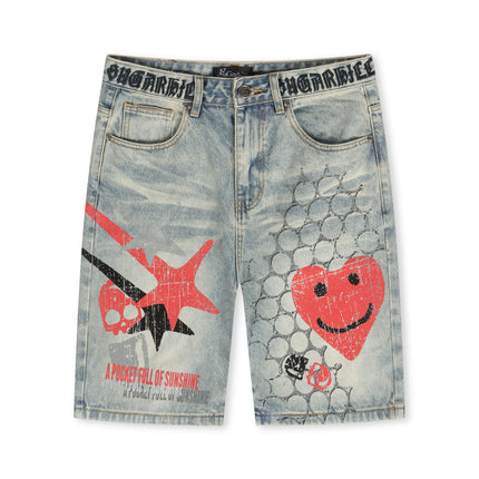 Sugarhill Sunshine Jorts - Blue Wash