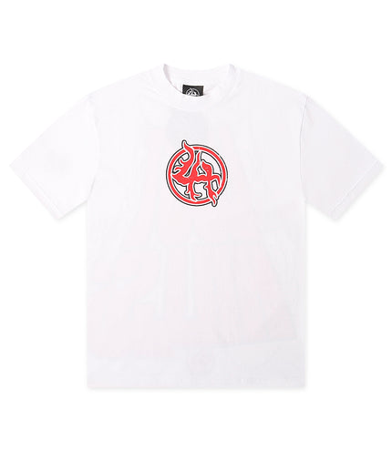 Lost Hills Flame Logo Heavyweight Tee - White