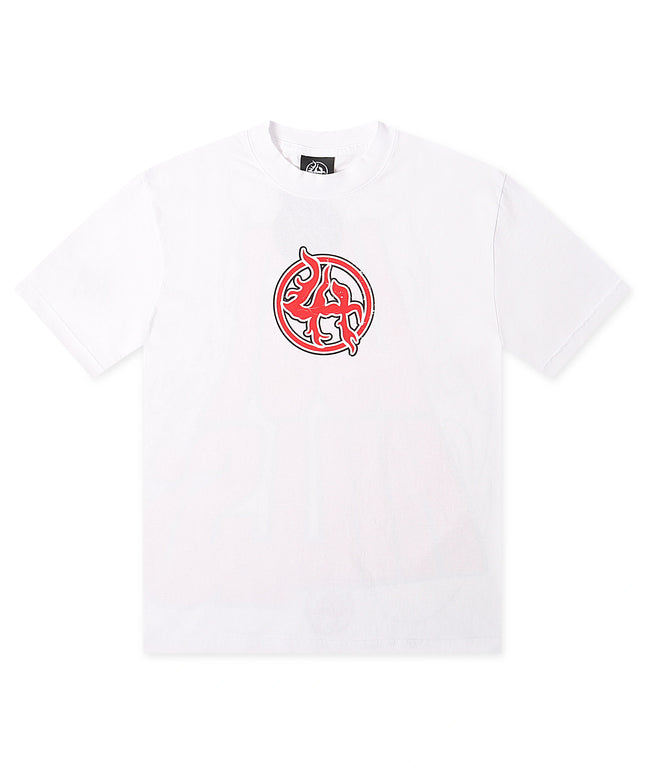 Lost Hills Flame Logo Heavyweight Tee - White