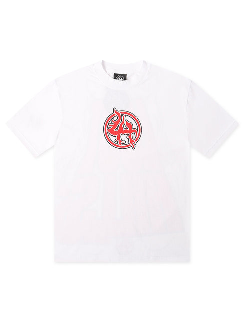 Lost Hills Flame Logo Heavyweight Tee - White