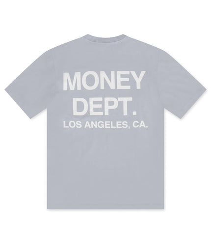 Money Dept. Los Angeles Heavyweight Tee - Polar/White - Denim Exchange 