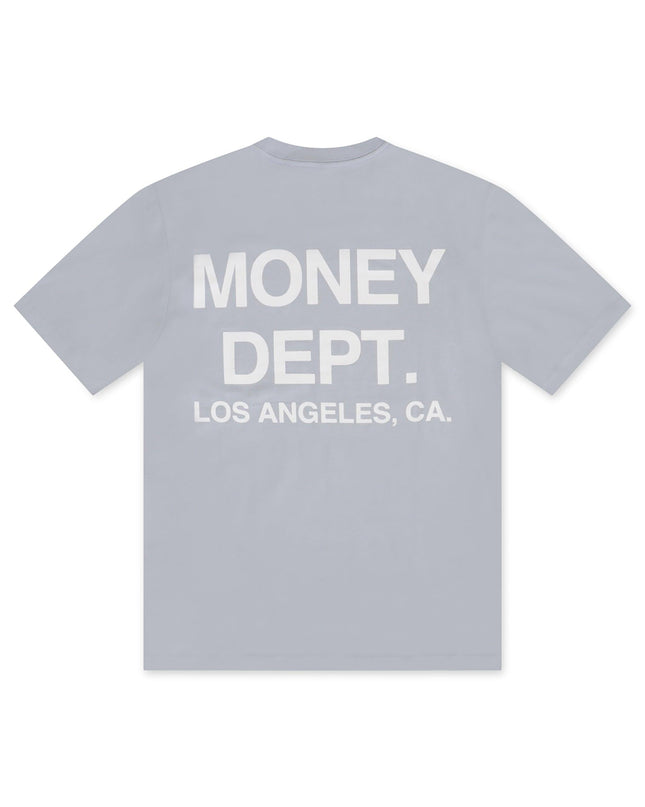 Money Dept. Los Angeles Heavyweight Tee - Polar/White - Denim Exchange 