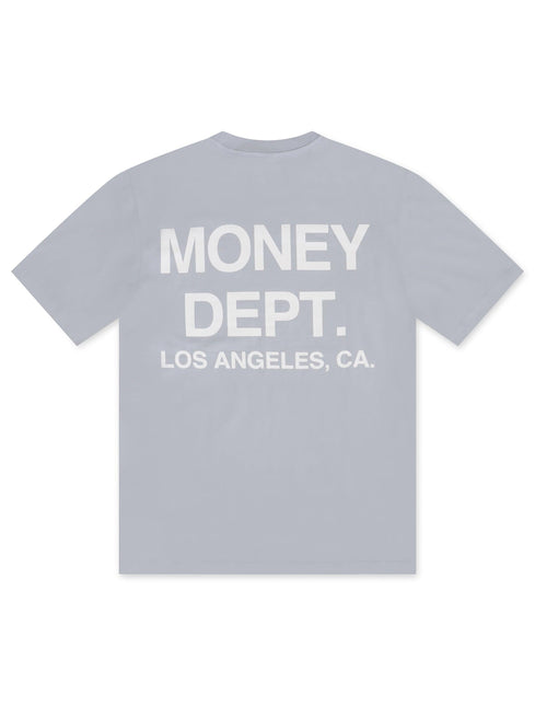 Money Dept. Los Angeles Heavyweight Tee - Polar/White - Denim Exchange 