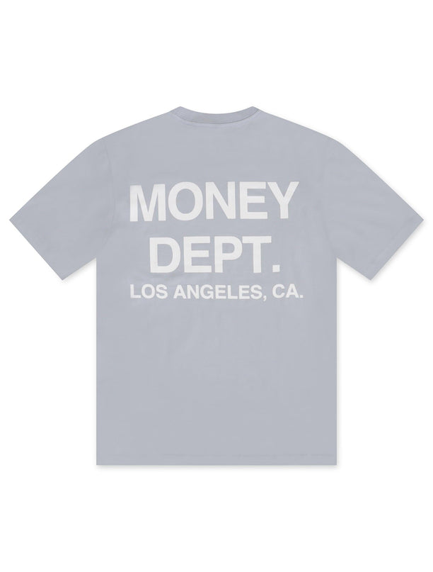 Money Dept. Los Angeles Heavyweight Tee - Polar/White - Denim Exchange 