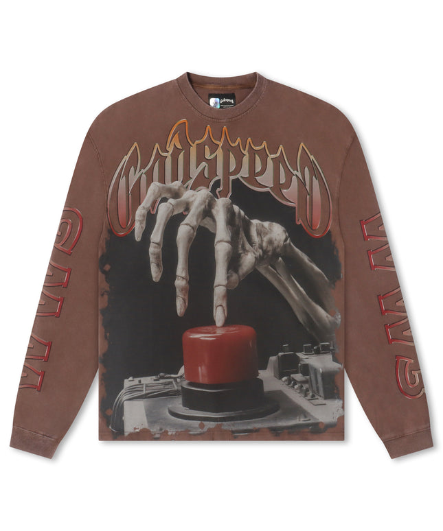Godspeed Code Red Long Sleeve - Mocha Wash