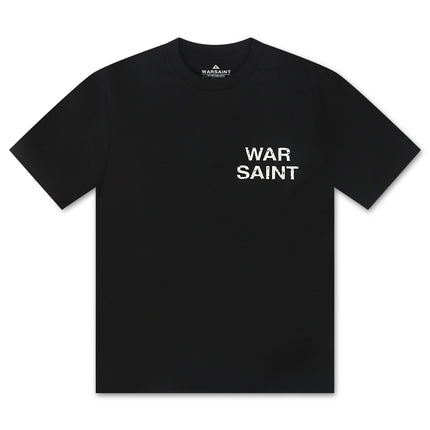 Warsaint LA Script Tee - Black/White