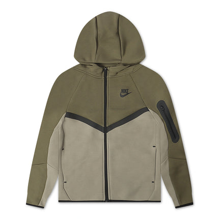 Nike Big Kids Sportswear Tech Fleece Jacket - Medium Olive