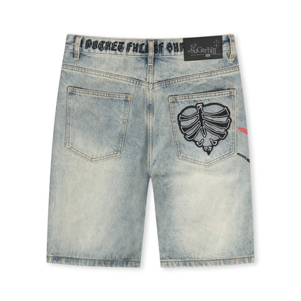 Sugarhill Sunshine Jorts - Blue Wash