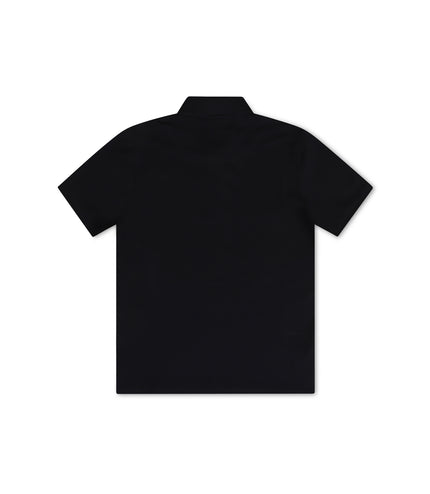 Hugo Kids Logo Print Polo - Black