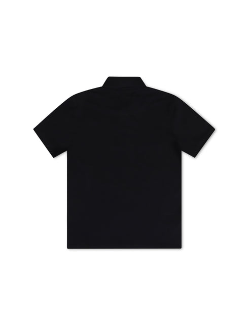 Hugo Kids Logo Print Polo - Black