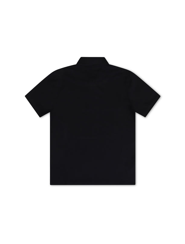 Hugo Kids Logo Print Polo - Black