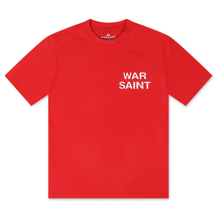 Warsaint LA Script Tee - Red/White