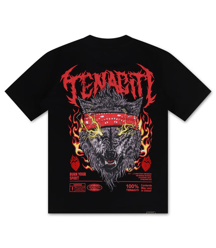 TENACITI BURN YOUR SPIRIT TEE - BLACK TENACITI