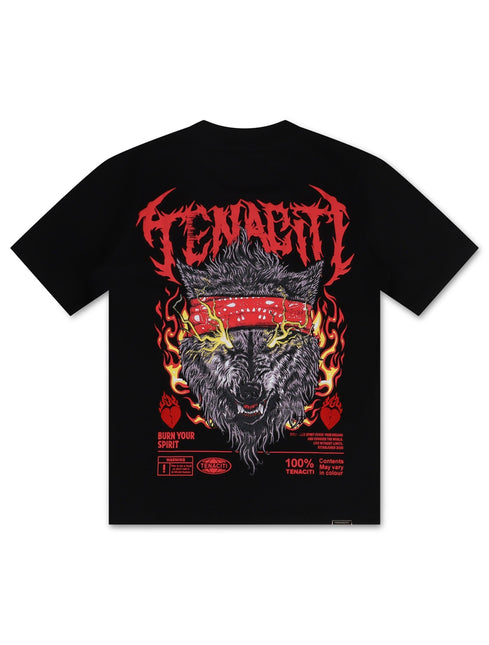 TENACITI BURN YOUR SPIRIT TEE - BLACK TENACITI