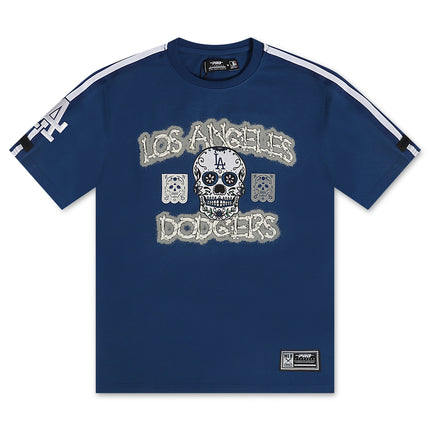 Pro Standard Dodgers Dia De Los Muertos Tee - Blue - denim exchange