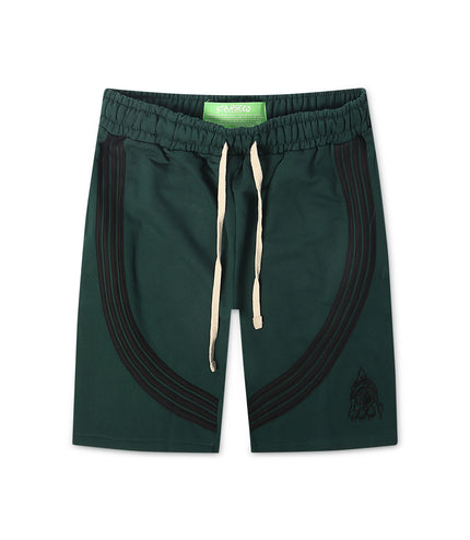 Starseed French Terry Shorts - Forest/Brown