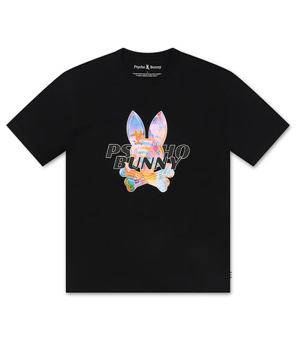 Psycho Bunny Milos Graphic Tee - Black