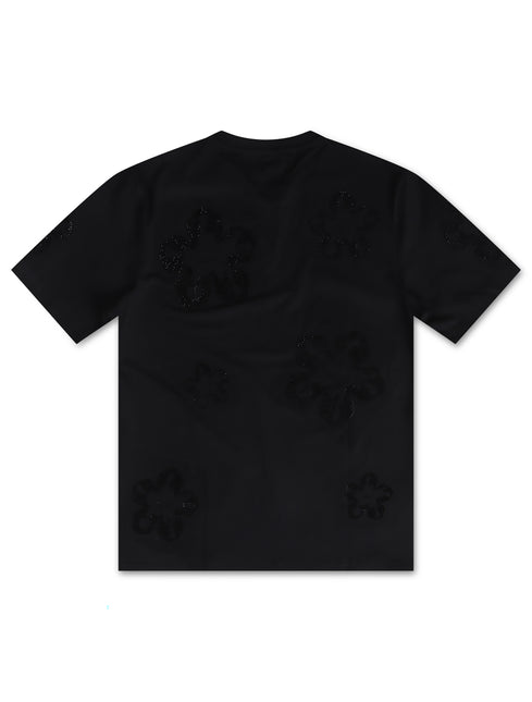 Roku Studio Rhinestone Tear Tee - Black