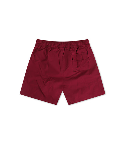 Psycho Bunny Kids Palmview Hydrochromic Swim Trunk - Crimson