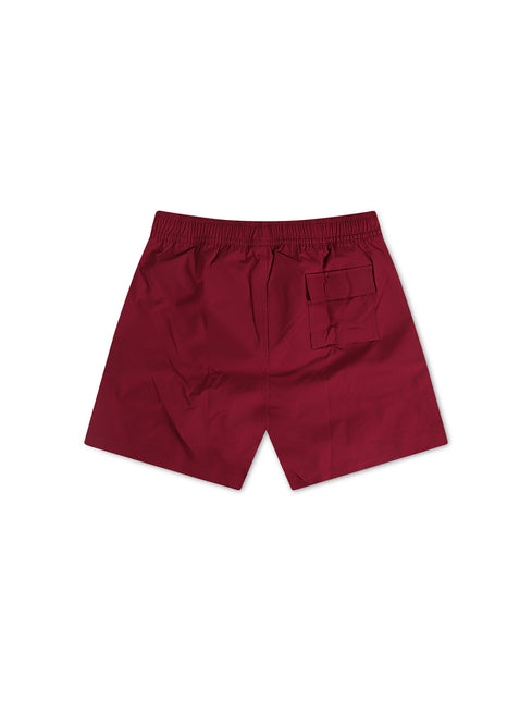 Psycho Bunny Kids Palmview Hydrochromic Swim Trunk - Crimson