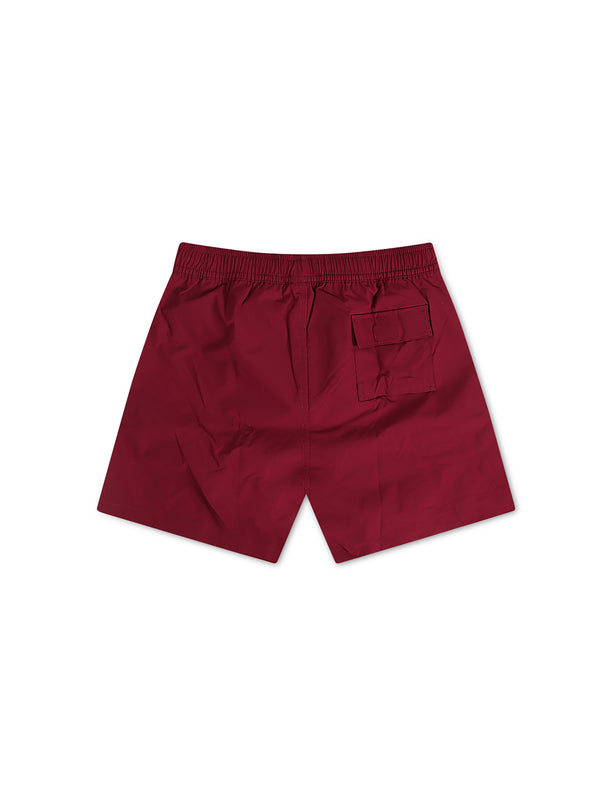 Psycho Bunny Kids Palmview Hydrochromic Swim Trunk - Crimson