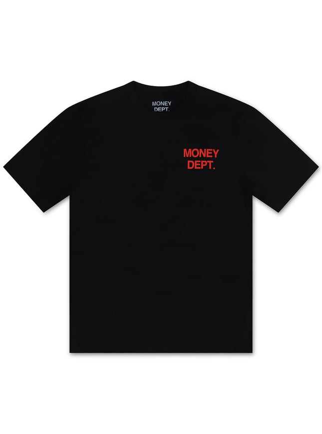 MONEY DEPT. LOS ANGELES HEAVYWEIGHT TEE - BLACK/RED MONEY DEPT