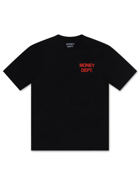 MONEY DEPT. LOS ANGELES HEAVYWEIGHT TEE - BLACK/RED MONEY DEPT