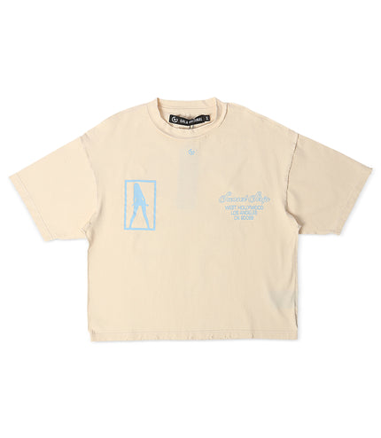 Gala Original Fantasy Cropped Tee - Cream