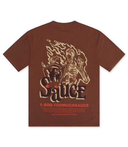 Sugarhill Sauce T-Shirt - Vintage Oak - Denim Exchange 