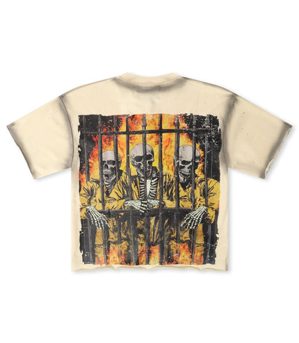 Bkys Get Lost Cropped Tee - Off White