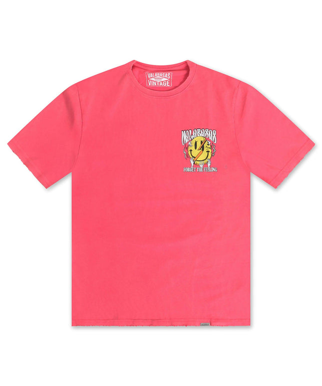 Valabasas Forget It Tee - Vintage Begonia Red - Denim Exchange