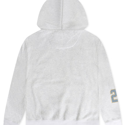Smugglers Moon Woven Hoodie - Heather Grey